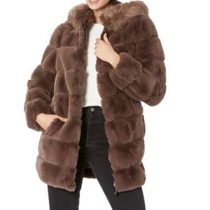 Calvin Klein Brown Teddy Jacket